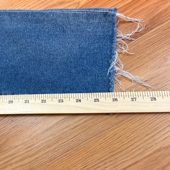 Frank & Eileen Cork The Everyday‎ Jean Straight Leg Crop in Antique Blue Size 26 - Picture 9 of 11